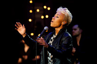 Emeli Sande performs live at the BBC Radio Theatre - photo by Kate Southall